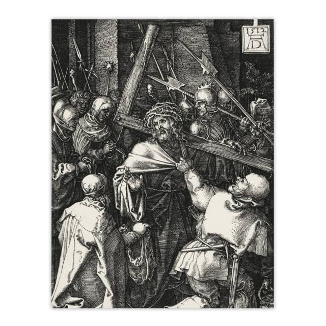 "Bearing of the Cross Albrecht Durer Huge Wall Art Poster Print 24X32"""