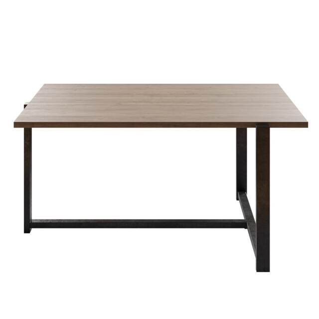 Decorotika Merideths Marble Effect Metal Coffee Table for Living Room and Office