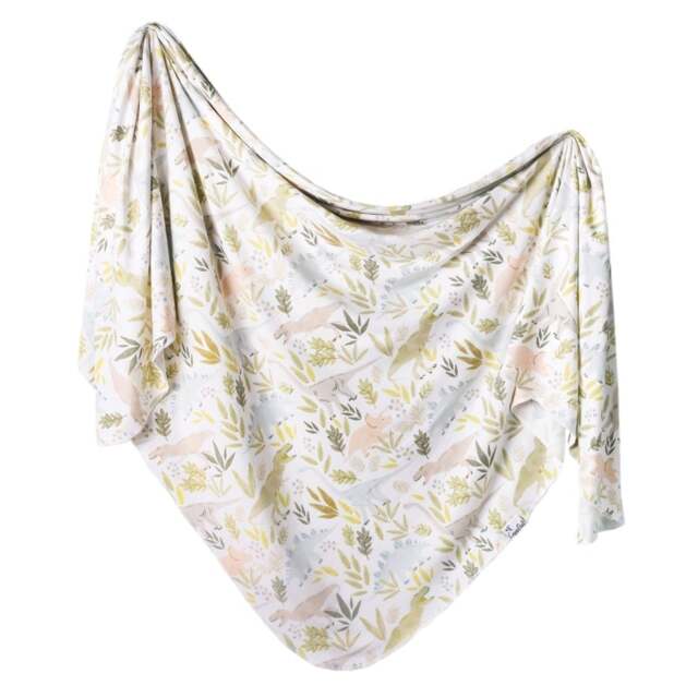 Copper Pearl Knitted Swaddle Blanket Rex