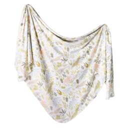 Copper Pearl Knitted Swaddle Blanket Rex