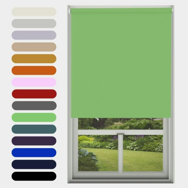 Blackout Roller Blind Lime Green 180cm Green Lime Green