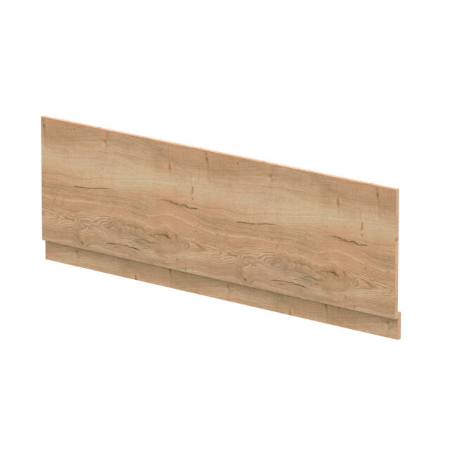 Balterley Edge/Power Straight Front Bath Panel & Plinth - Textured Woodgrain Autumn Oak Brown Autumn Oak 1