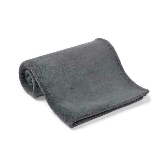 Brand Lab Pet Teddy Fleece Blanket - Charcoal - 100cm x 80cm