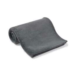 Brand Lab Pet Teddy Fleece Blanket - Charcoal - 100cm x 80cm