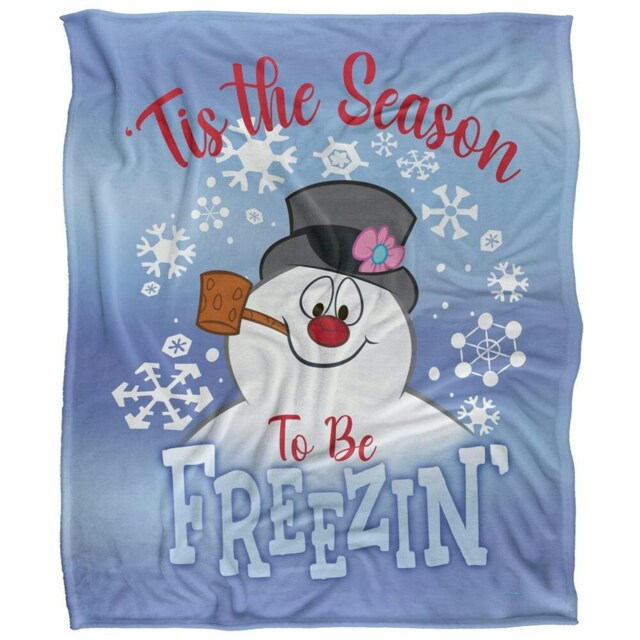 Frosty The Snowman Tis The Season Blanket - Multicoloured - One Size