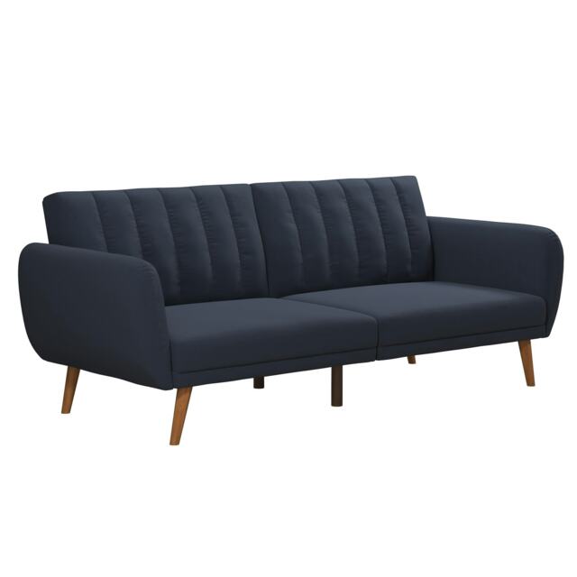 Brittany Sofa Bed in Linen Navy Blue Blue NAVY Not provided