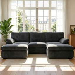 Rattantree 5 Seater Modular U Shaped Sectional Sofa Cloud Couch
