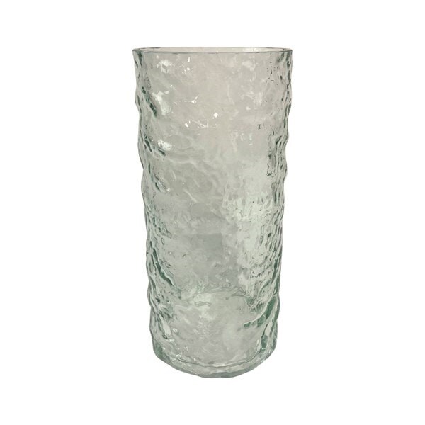 Straits Medium Tinted Glass Flower Vase 25cm Green 1