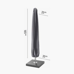 Platinum AeroCover Waterproof and Breathable Ripstop Polyester Centre Pole Parasol Cover W35 x D35 x H165 cm