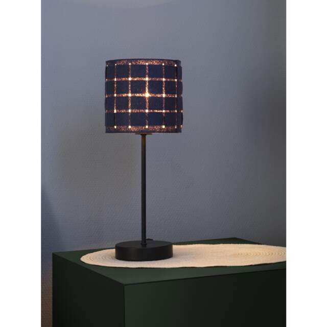 Osram Decor Felt Weaving Table Lamp E14 Dark Grey Unique Bedside Desk Light