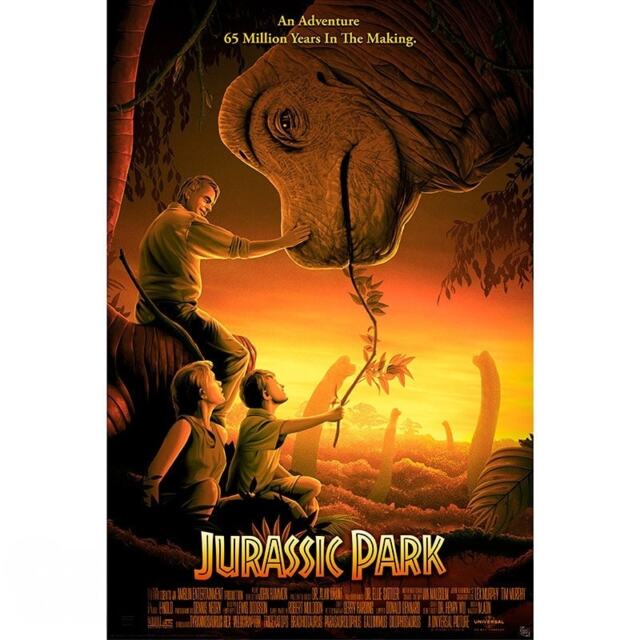 Jurassic Park Vintage Poster 61 x 91.5cm Maxi Poster