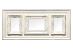 Maren Vintage Style Cream 3 Photo Frame Cream One Size