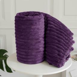 Velosso Super Soft Chunky Cord Blanket Throw