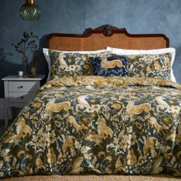 Paoletti Harewood Heritage Premium Cotton Double Duvet Cover Set