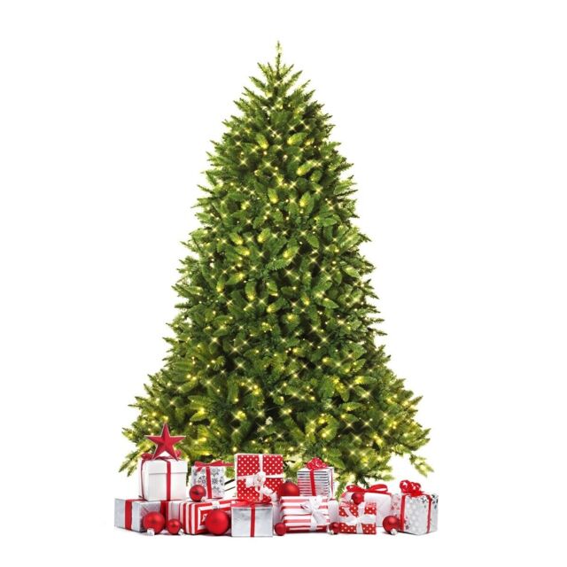 COSTWAY 6FT Christmas Tree 516 Branch Tips Premium PVC Needles Green