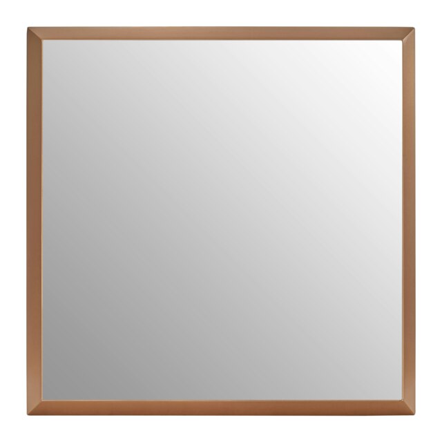 Alchemist Small Square Gold Finish Wall Mirror Gold