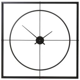 Trinity Black Finish Wall Clock Black