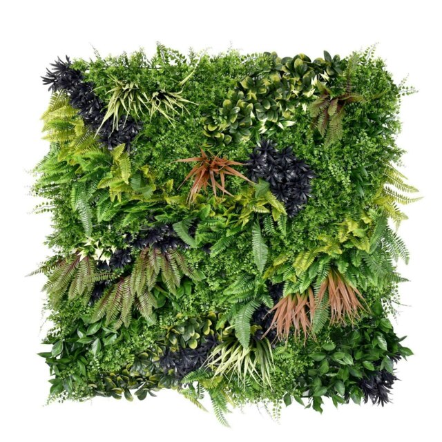 True Products Premium Artificial Living Wall Green Plant Panel 1m x 1m - Charm C