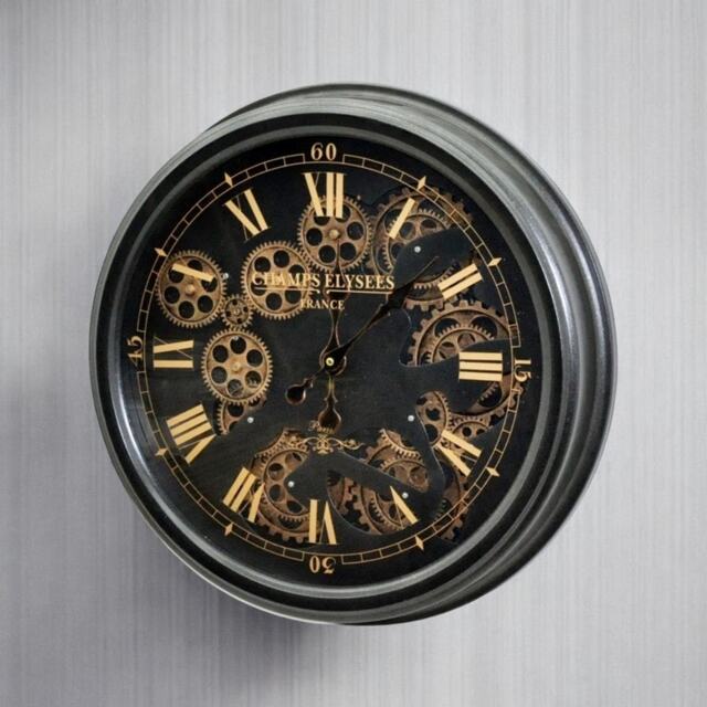 Wall Clock - L5 x W53 x H53 cm - Black