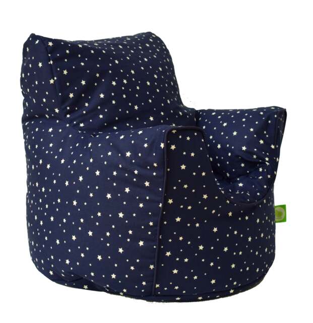 Bean Lazy Navy Stars Bean Bag Armchair Child Teen Size