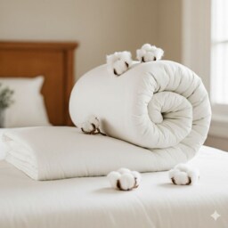 Opulent Home Lightweight 100% Cotton 7.5 Tog Summer Duvet – Super King