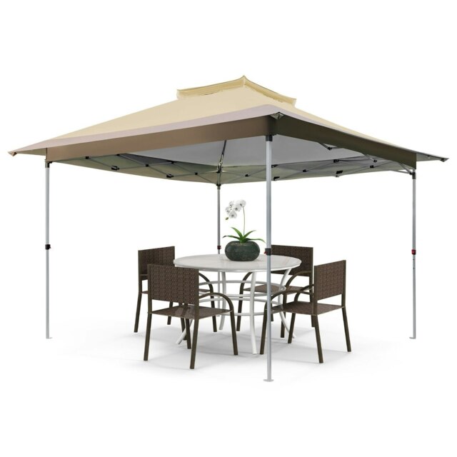 COSTWAY 358 CM x 358 CM Pop up Gazebo Instant Gazebo Tent