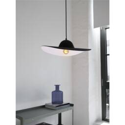 Osram Decor Felt Hat Pendant Ceiling Light E27 Dark Grey Felt Max 6W LED Modern