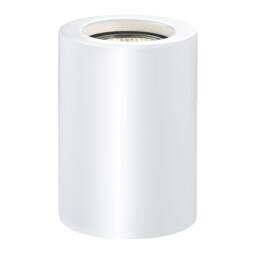 Small and Contemporary White Gloss LED Table/Floor Lamp Uplighter White White 1