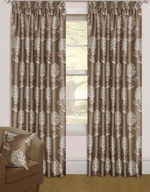 Helena Floral Cushion Cover with Cusion Pads (45x45 cm) Brown 45 x 45 cm 1