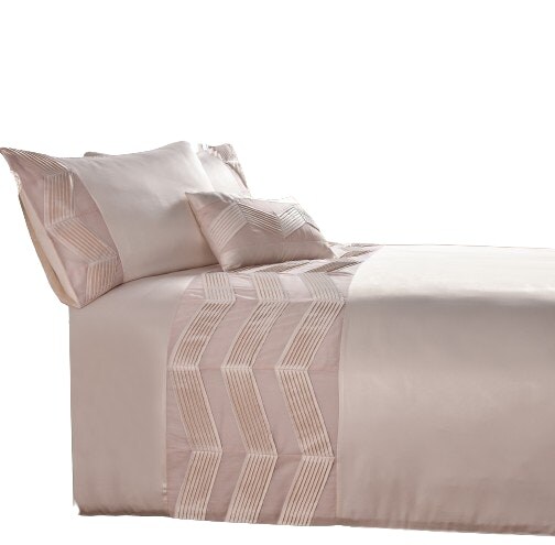 Valencia Polycotton Duvet Cover Set with Pillowcase Pink Super King 1