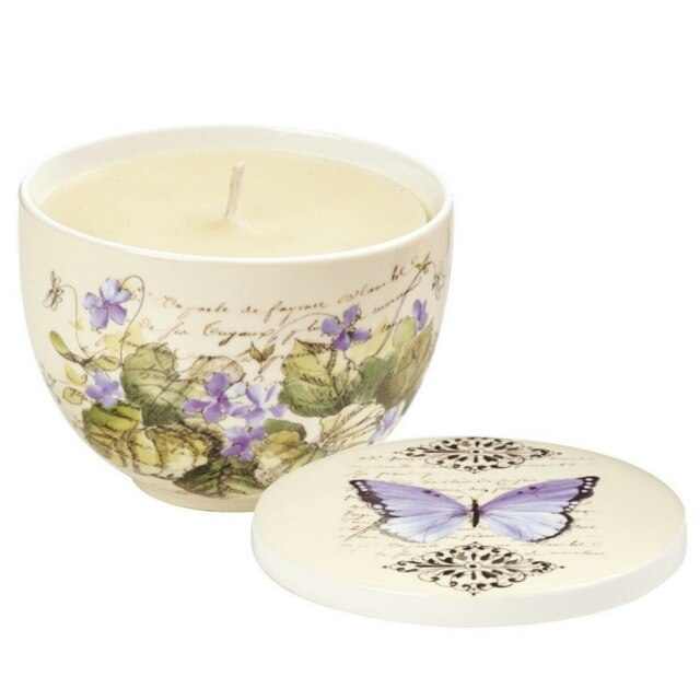 IHR Ideal Home Range Porcelain Votive Cup Candle Vanilla Scented Multi