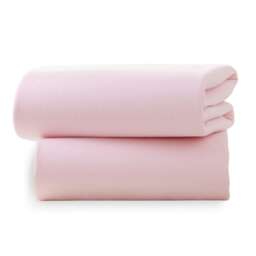 Clair de Lune 2 Pack Cot Sheets - Pink