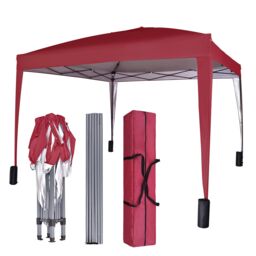 MCC Direct 2X2 Pop up red Gazebo Red Red