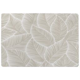 Beige Leaves Designer Rug Multi