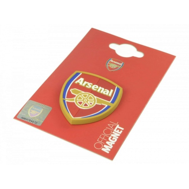 Arsenal FC Official Football Crest Fridge Magnet - Red - One Size