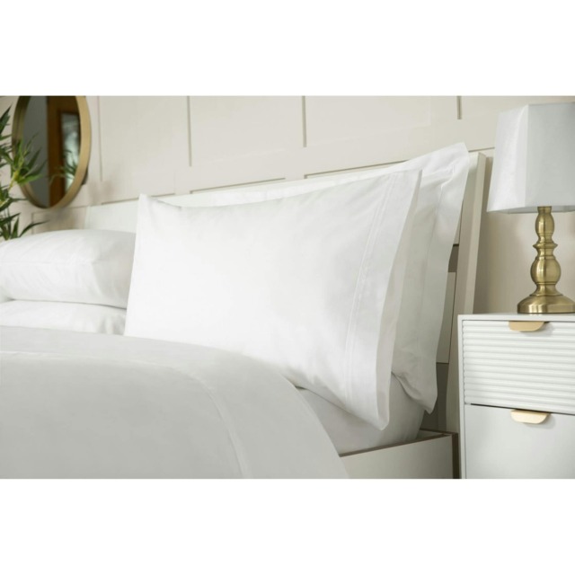 Belledorm Egyptian Cotton Deep Fitted Sheet - White - Single White Single