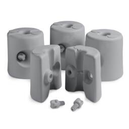 VonHaus Gazebo Weights Set of 4 Grey