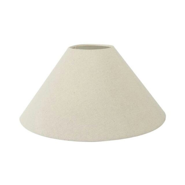 60cm Slubby Hopsack Coolie Lampshade For Table Lamps and Floor Lamps