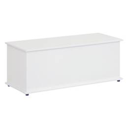 HOMCOM Storage Chest With Lid, 113L Storage Box, White White White