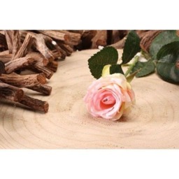 Light Pink Diamond Rose Artificial Silk Flower 40cm