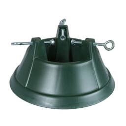 Elho Nordman Green Christmas Tree Stand for Real Trees up to 10ft Tall
