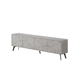 Decortie Dune TV Stand 180x29.6x50cm Gold Marble Effect