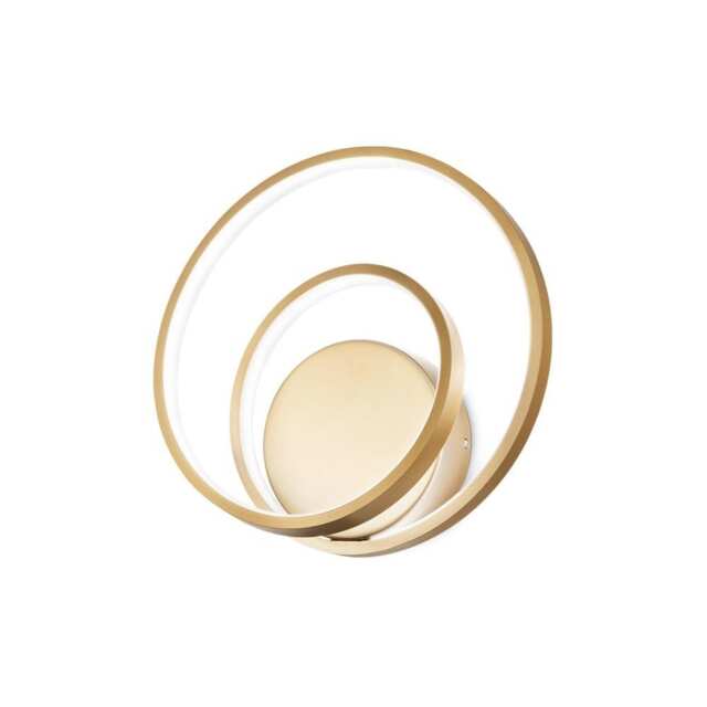 Oz Integrated LED Wall Lamp Brass 4000K