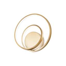 Oz Integrated LED Wall Lamp Brass 4000K