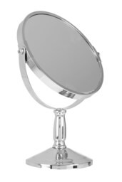 Chrome Large Swivel Mirror Silver