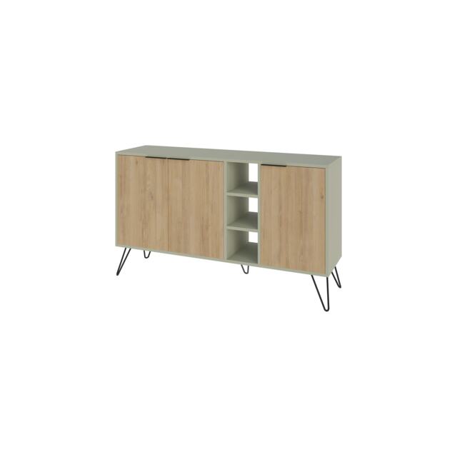 Decortie Clara Sideboard Cabinet 142cm Ash Green