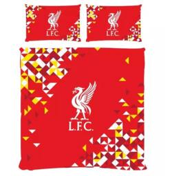 Liverpool FC Particle Double Duvet Red White Double