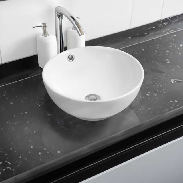 Limoge 7467 Ceramic Vert Coned Countertop Basin