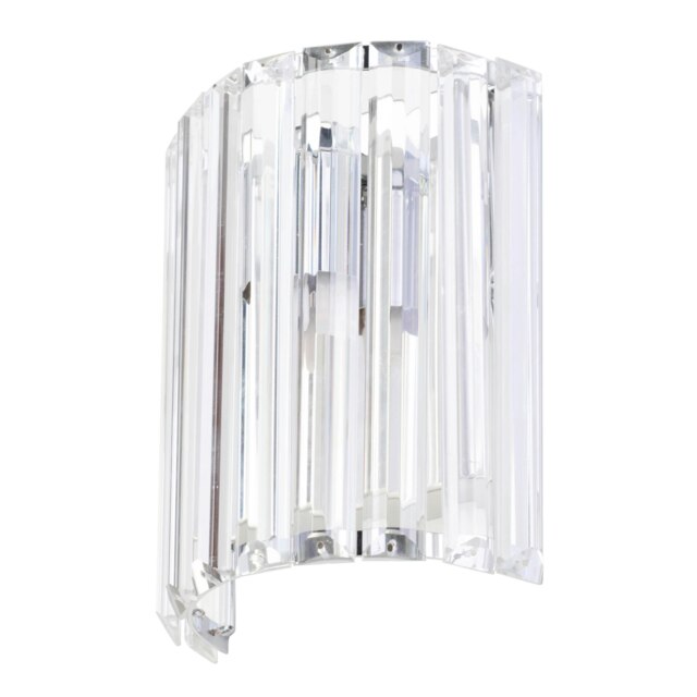 BHS Shirley Curved Wall Light, Chrome
