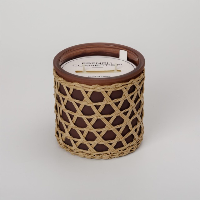 French Connection Bamboo Collection Black Cherry & Cedarwood Candle 444g